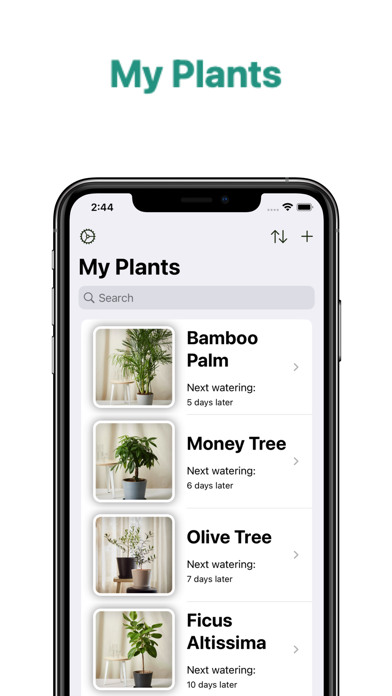 Water Tracker - Plant Manager Screenshot