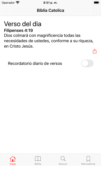 Santa Biblia Católica Screenshot
