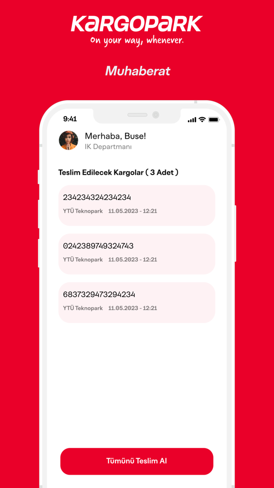 #6. Kargopark - Muhaberat (iOS) Podle: SENKRON BILGISAYAR OTOM LTD.