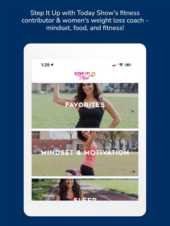 Step It Up with Steph iPad screenshot 3 - Health & Fitness app
