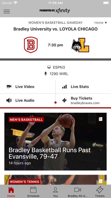 Bradley Braves Screenshot