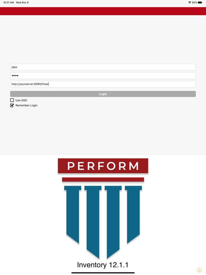 Perform 12.1 Inventory