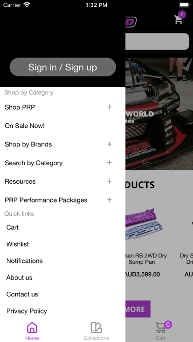 Platinum Racing Products Screenshot