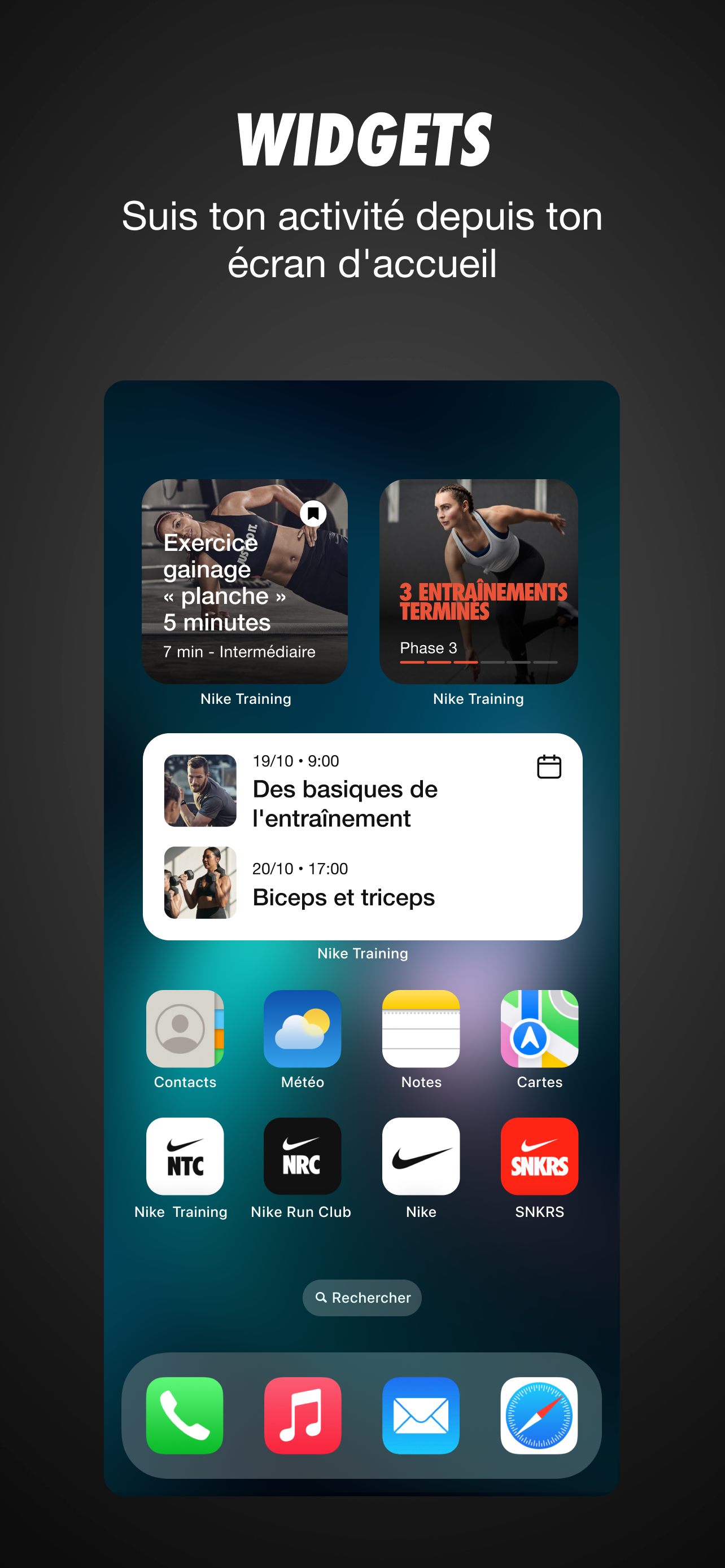 Nike Training Club : fitness