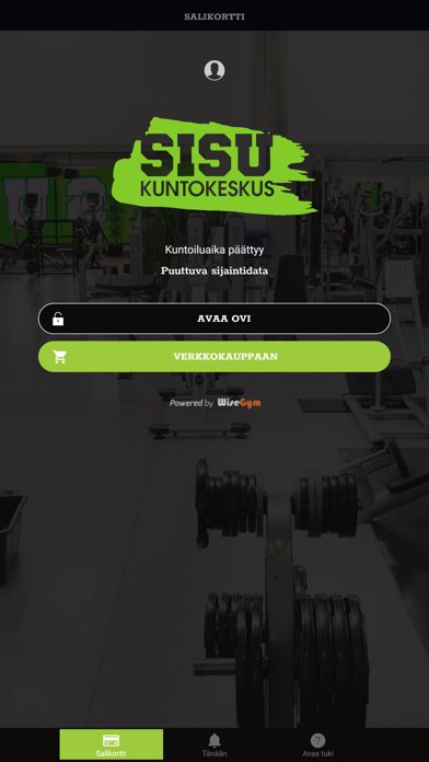 Kuntokeskus Sisu Screenshot