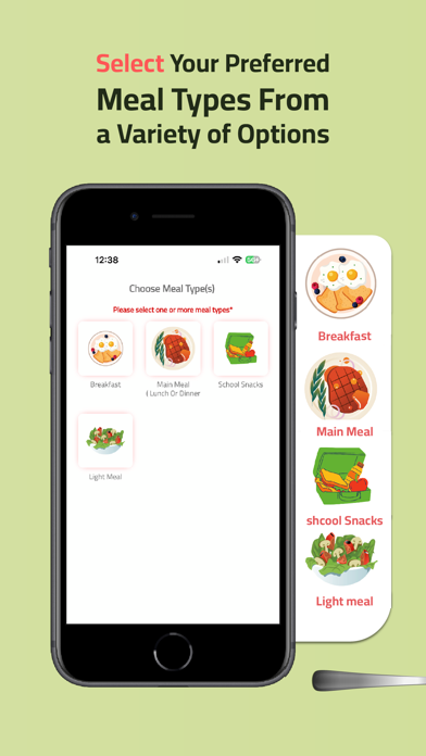 yufeed Healthy Meals & Recipes Screenshot