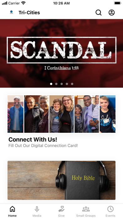 Tri-Cities Church Screenshot