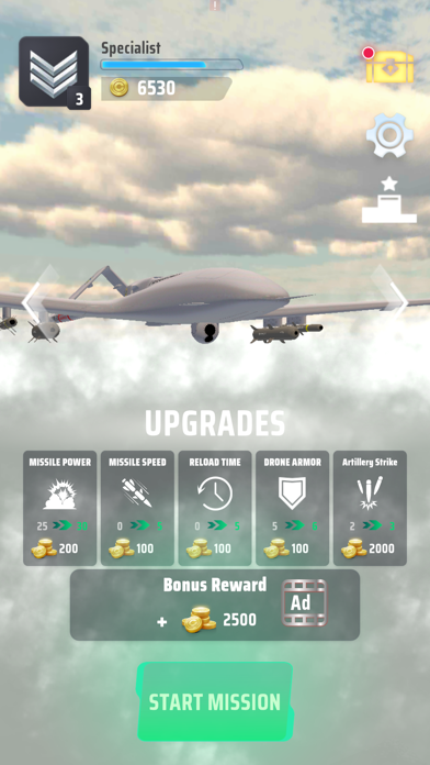 Drone Strike Military War 3Dのおすすめ画像3