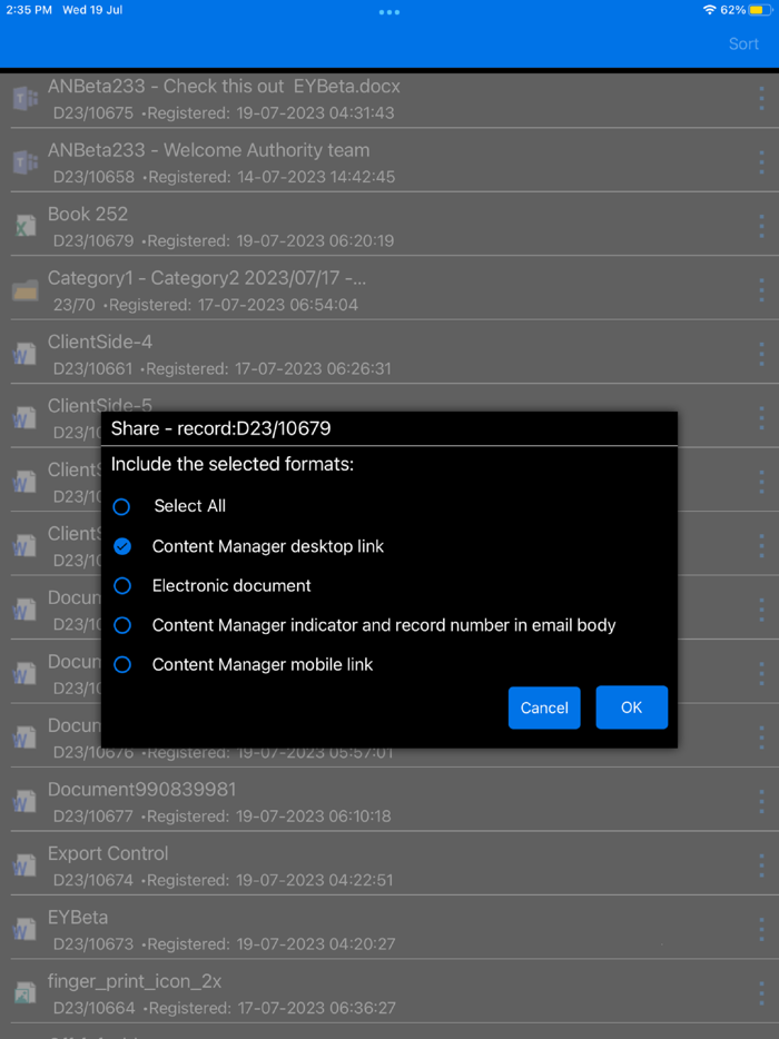 Micro Focus Content Manager