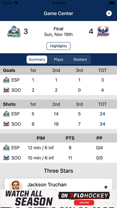 NOJHL Screenshot