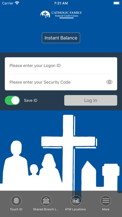CATHOLIC FAMILY FCU Screenshot