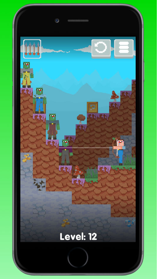 #4. Noob Cube Box Archer (iOS) By: Yalcın Kucukoztas