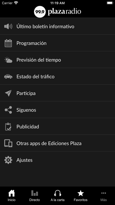 99.9 Plaza Radio Screenshot