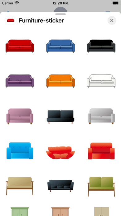Screenshot #1 pour stickers meubles