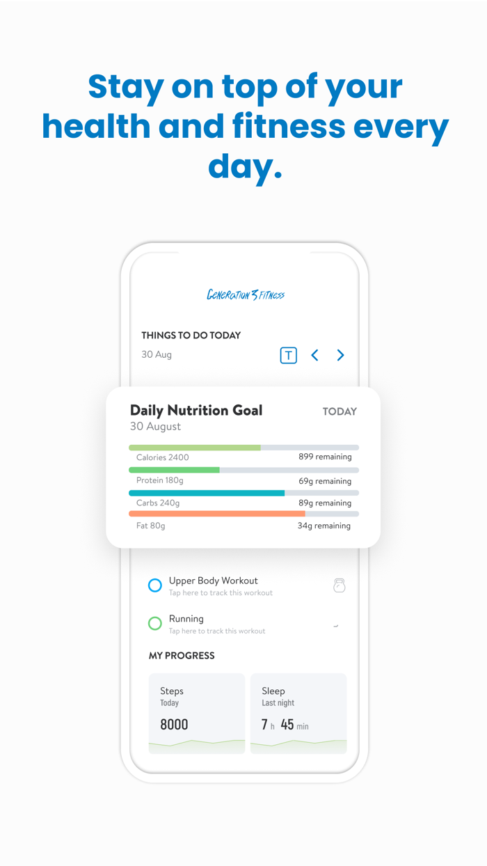 Generation 3 Fitness Online