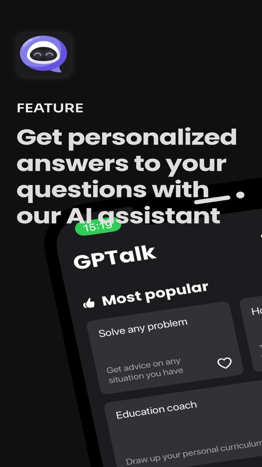 #1. GPTalk: My AI Helper, Chat Bot (iOS) Podle: deveem