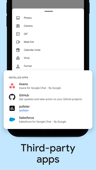 Google Chat Screenshot