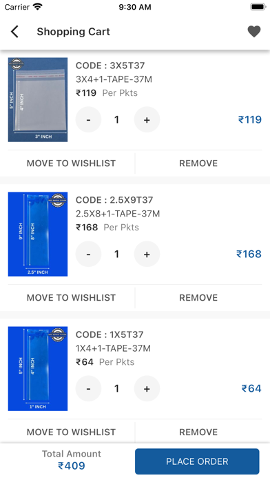 Simandhar Packaging Screenshot