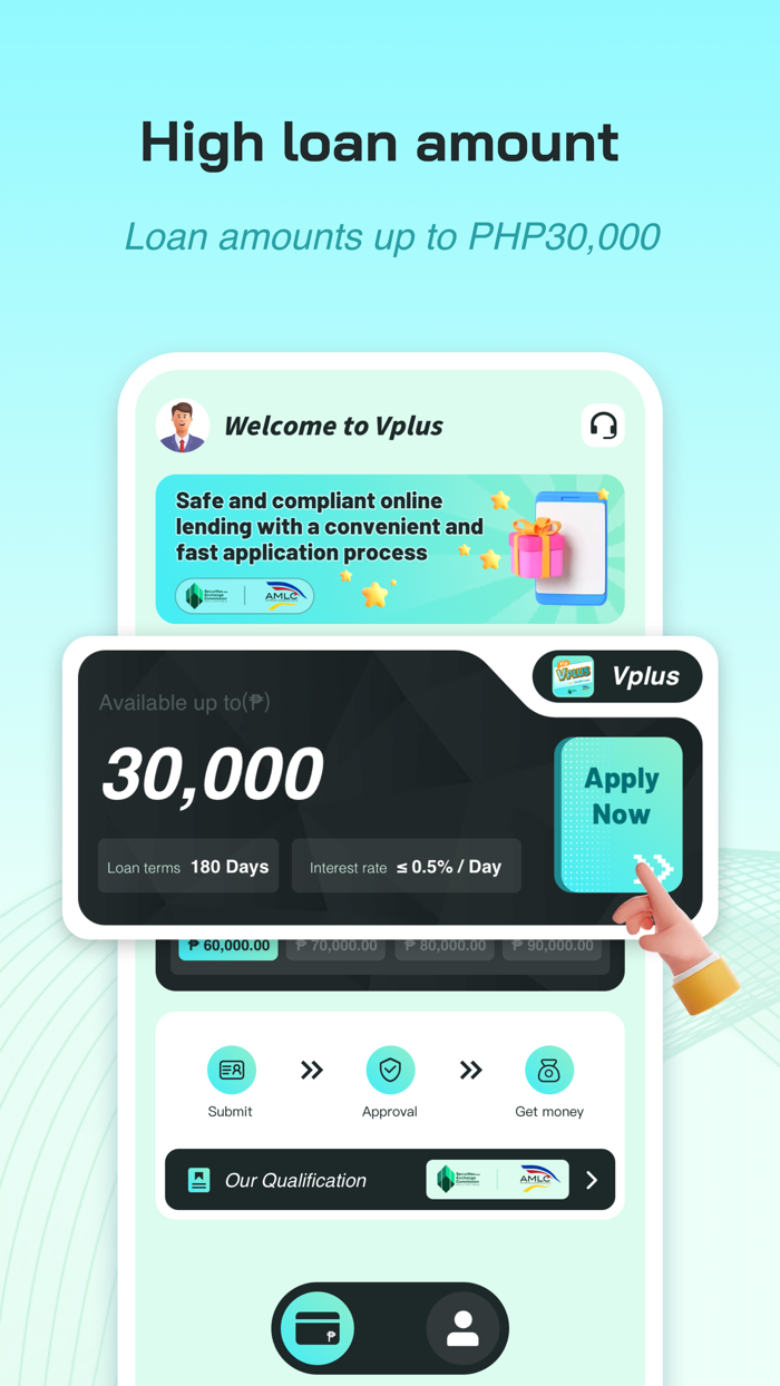 Vplus-Pera agad cash loan