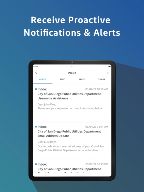 MyWaterSD - City of San Diego iPad screenshot 7 - Utilities app