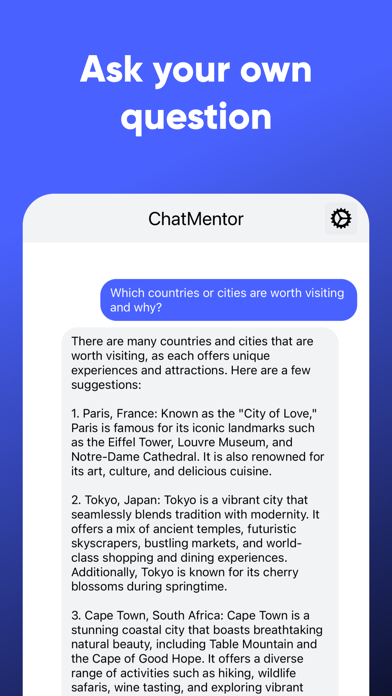 ChatMentor: Smart AI Assistant Screenshot