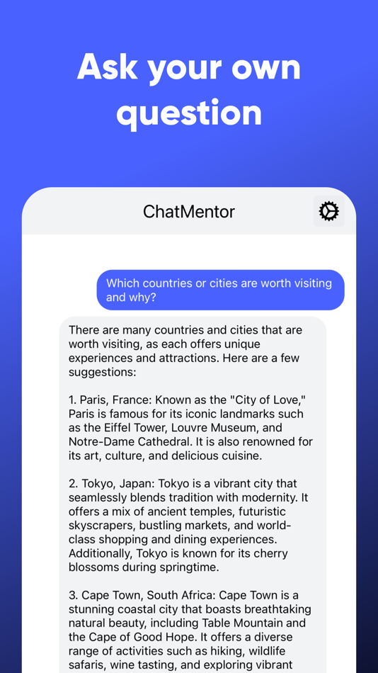 #5. ChatMentor: Smart AI Assistant (iOS) 由: Oleksandr Stepanov