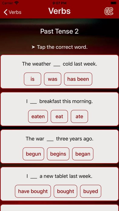 English Exercises 1 Screenshot