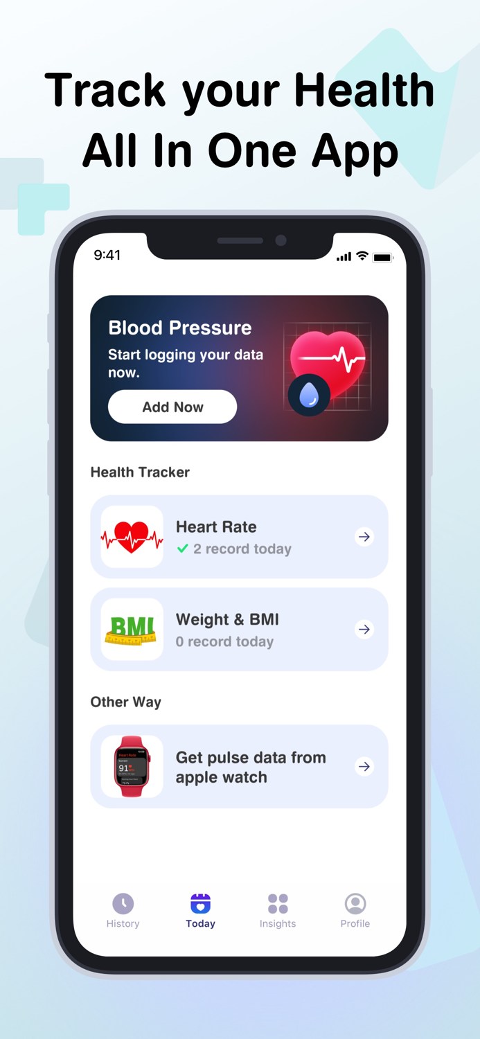 BP Health Blood Pressure Log