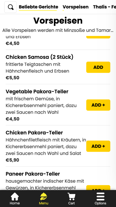 Taste of India Eppertshausen Screenshot