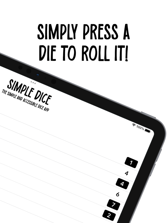 Simple Dice - Accessible Dice