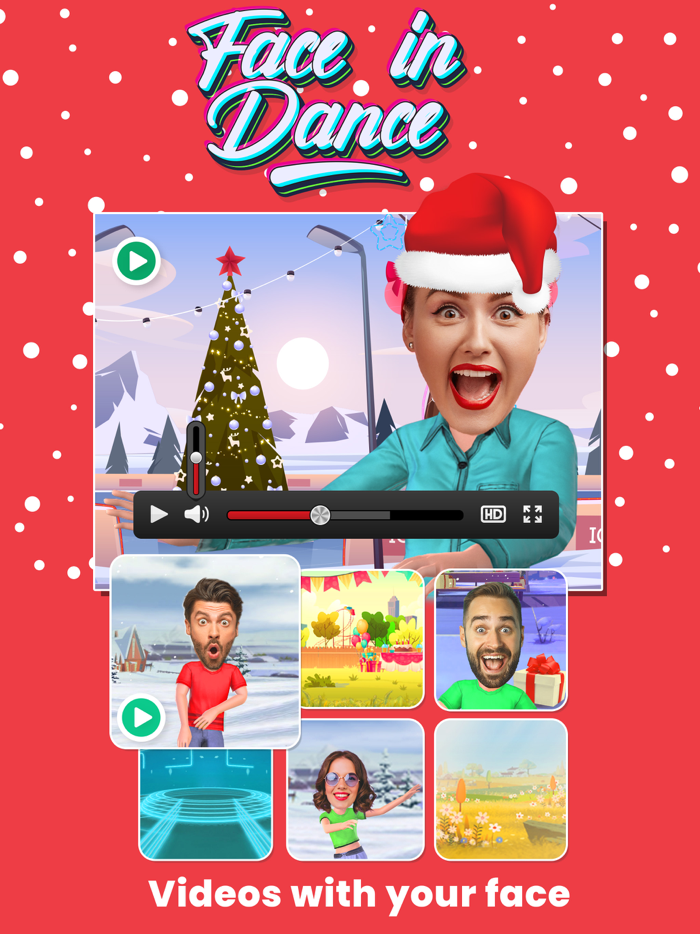 Face in Dance Videos 3D