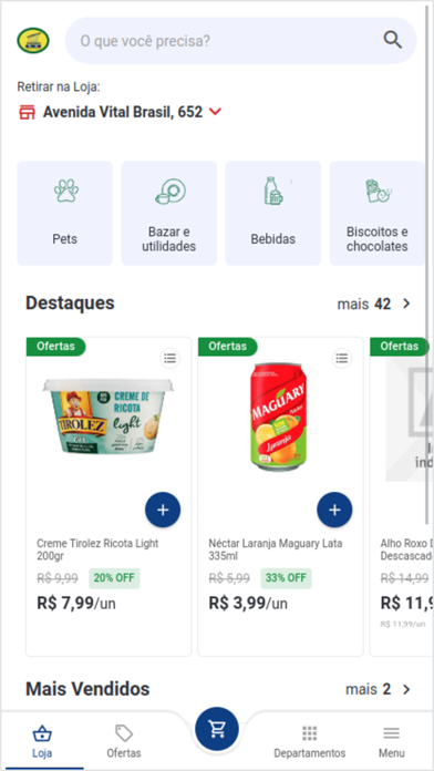 Padrão Supermercado Screenshot