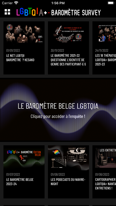LGBTQIA+ Baromètre Survey Screenshot