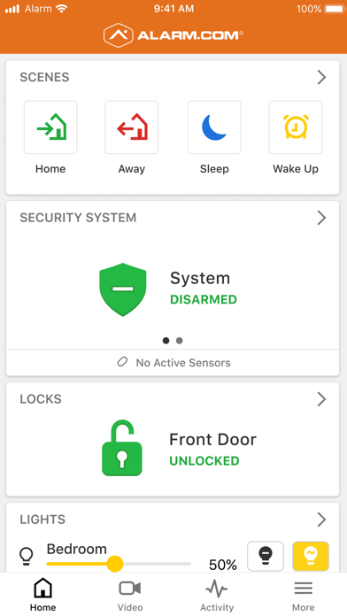 Alarm.com Screenshot