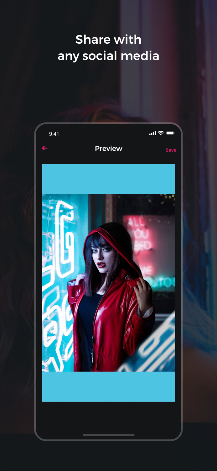 No Crop SquareFit Photo Editor