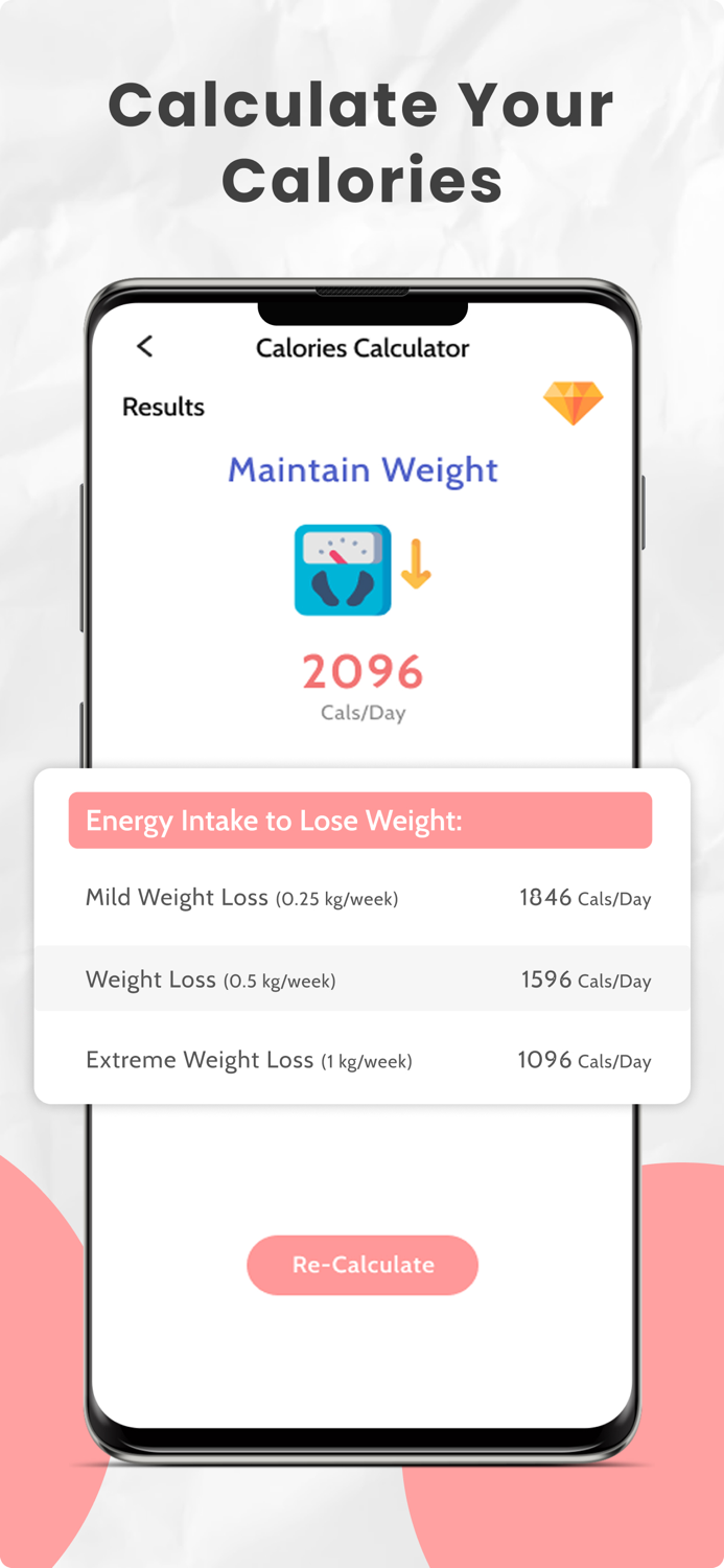 Weight Loss Tracker - BMI BMR