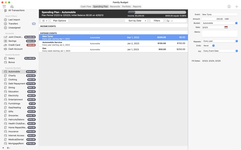 MoneyWell : Personal Budgeting Screenshot