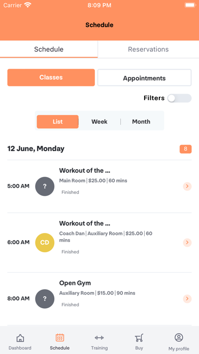 Sweat Health + Fitness Screenshot
