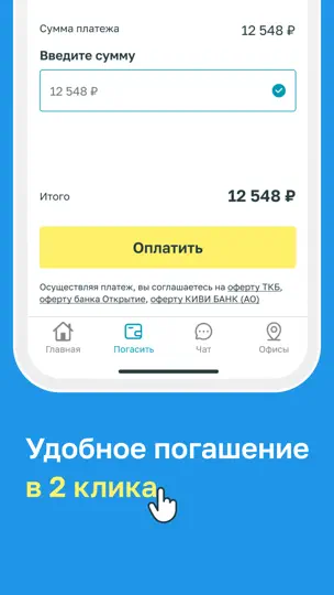 Скриншот ТезФинанс - займ гражданам СНГ на iPhone 5