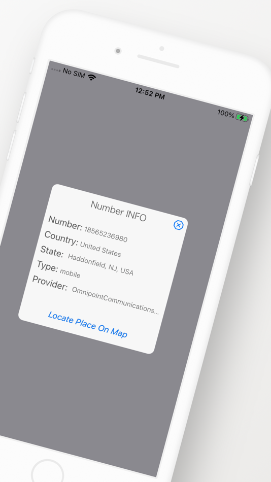 #2. mobile number tracker, locator (iOS) Podle: Sounak Sarkar