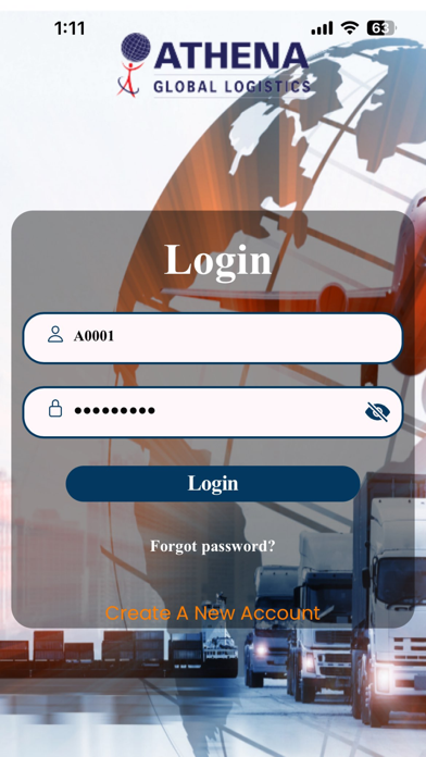 Athena Global Logistics Screenshot