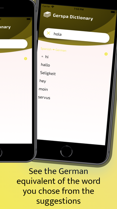 Gerspa Dictionary Screenshot