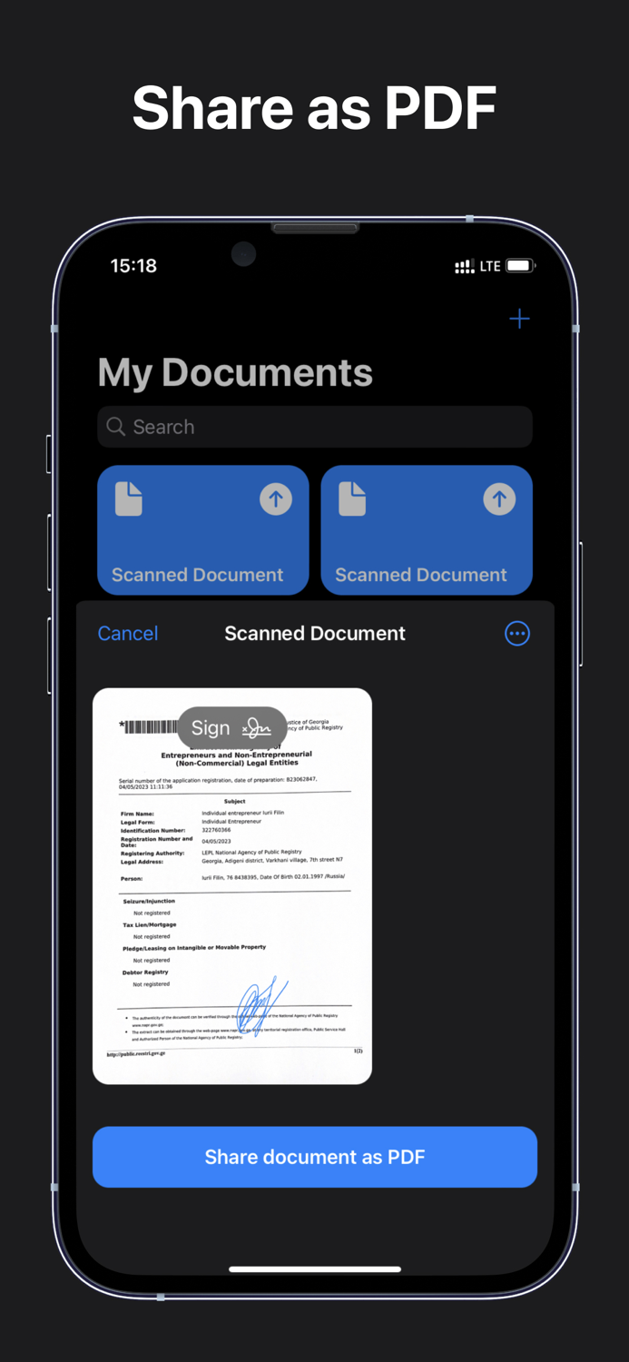 Scanner Doc - Scan Docs to PDF