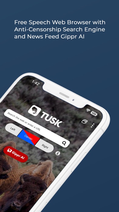 TUSK Search Screenshot