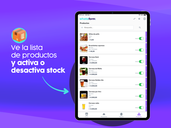 Whataform Tú catálogo online