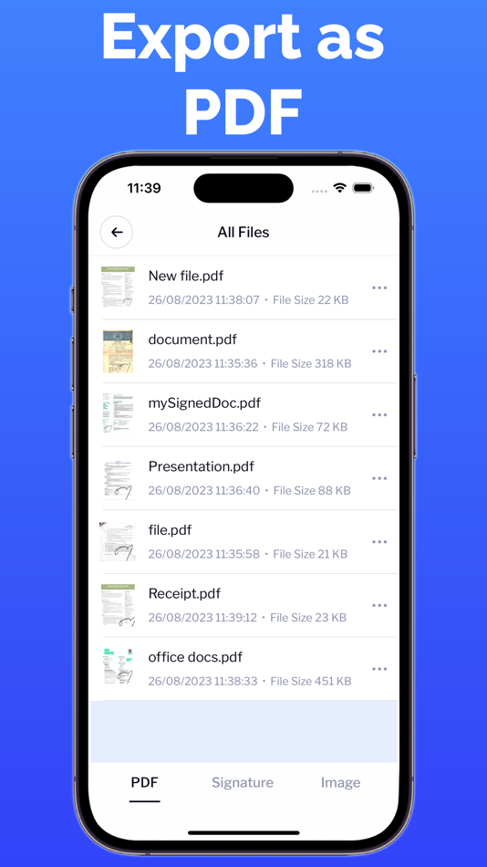 #4. iSignature - Scan Signature (iOS) Podle: Rajanibhai Sheladiya