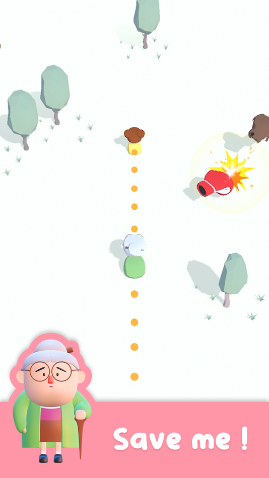 #3. Save the grandmother (iOS) Podle: MondayOFF