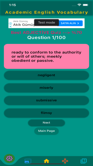 Academic English Screenshot