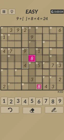 Game screenshot Killer Sudoku : X mod apk