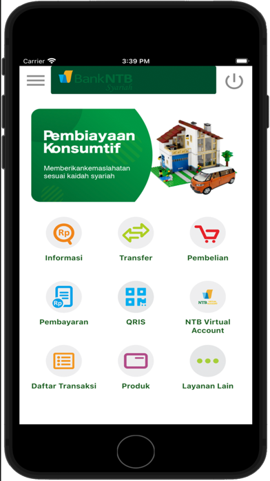 Bank NTB Syariah SMS Banking Screenshot